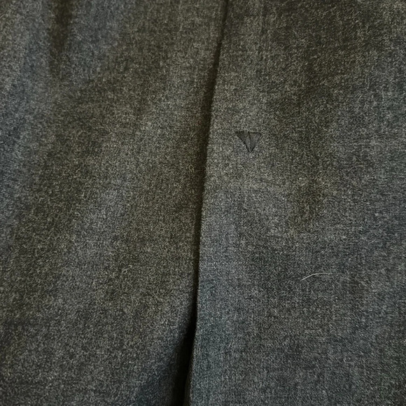 Vintage handmade wool and silk grey skirt size medium - Picture 4 of 11